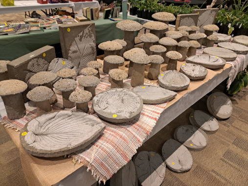 cement on table